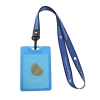 Wholesale of cute cartoon student meal card tags, plastic long rope work badges, bus cards, student ID card protective cases, and ID card cases details Picture